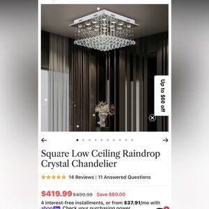 Modern Crystal Chandelier ✨
